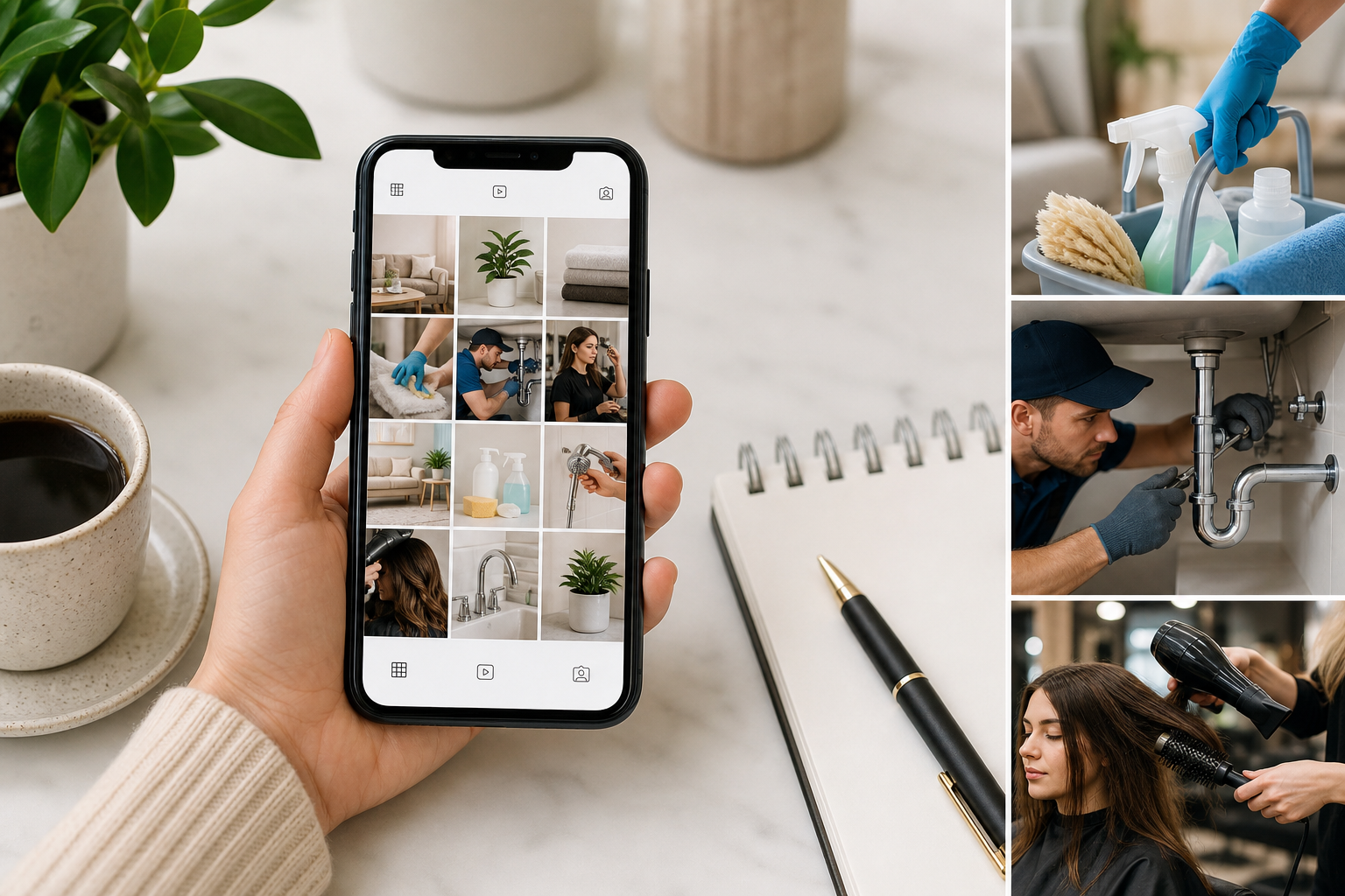 Ein 7-Tage-Plan für Instagram-Inhalte für lokale Dienstleistungsunternehmen (kostenlose Vorlage)